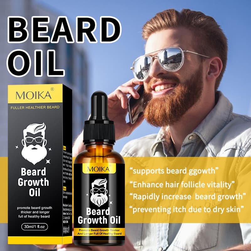 Todo o puro inglês cafeína barba óleo crescimento da barba iluminando cuidados com o cabelo Facial crescimento líquido e