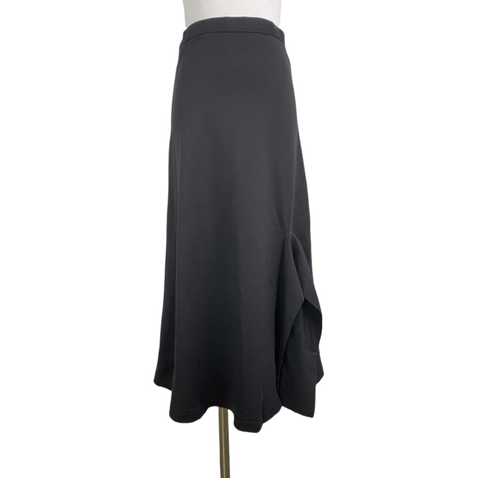 B8009 comércio exterior novo estilo feminino único retalhos elegante saia cintura alta mais magro olhar Irregular algodã