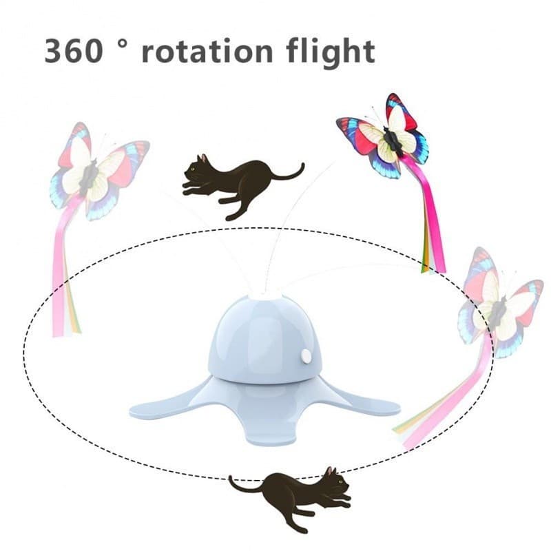Brinquedo eletrônico para gatos, brinquedo esportivo inteligente e automático para gatos, brinquedo interativo com borbo