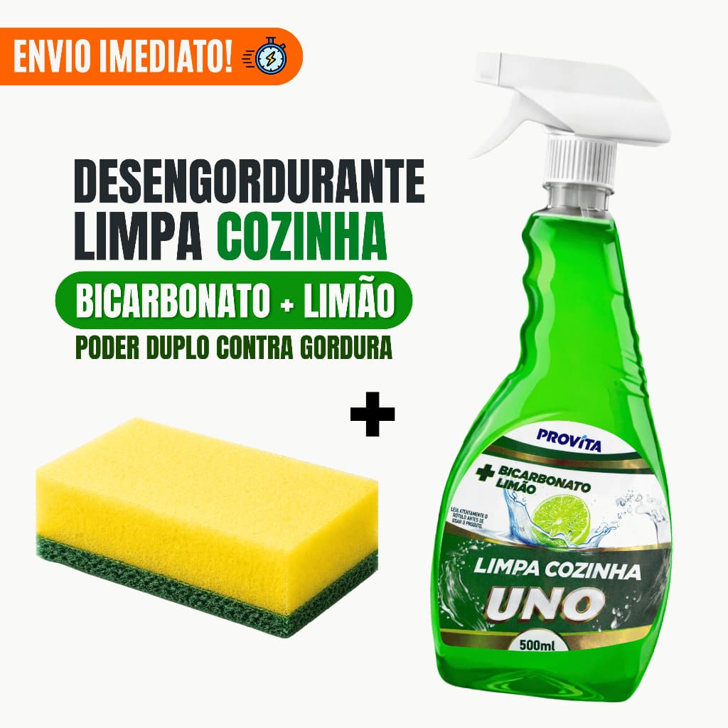 LIMPA FOGÃO Espuma Desengordurante 500ml Remove Gordura Limpeza Pesada Forno Fogão Coifa Air Fryer
