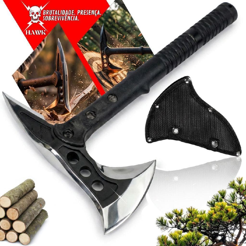Machado Machadinha Tático Tomahawk Camping Sobrevivência
