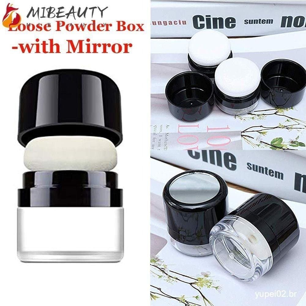 MIBEAUTY Caixa De Pó Solto Em Para Cosméticos Hot DIY Base Blusher Acabamento Frasco Portátil