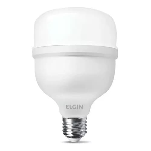 Lâmpada Super Bulbo 65W 6500K Elgin Cor Branco Frio
