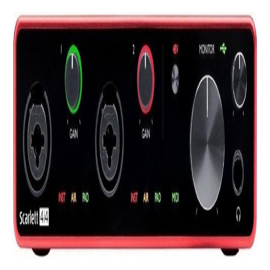 Interface De Áudio Focusrite Scarlett 4i4 3a Geração Usb