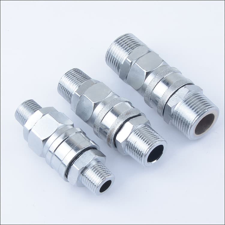 Conector rápido de travamento automático de grande fluxo Conector de traqueia de canhão de ar 400/600/800/SM/PM 4/6 pont