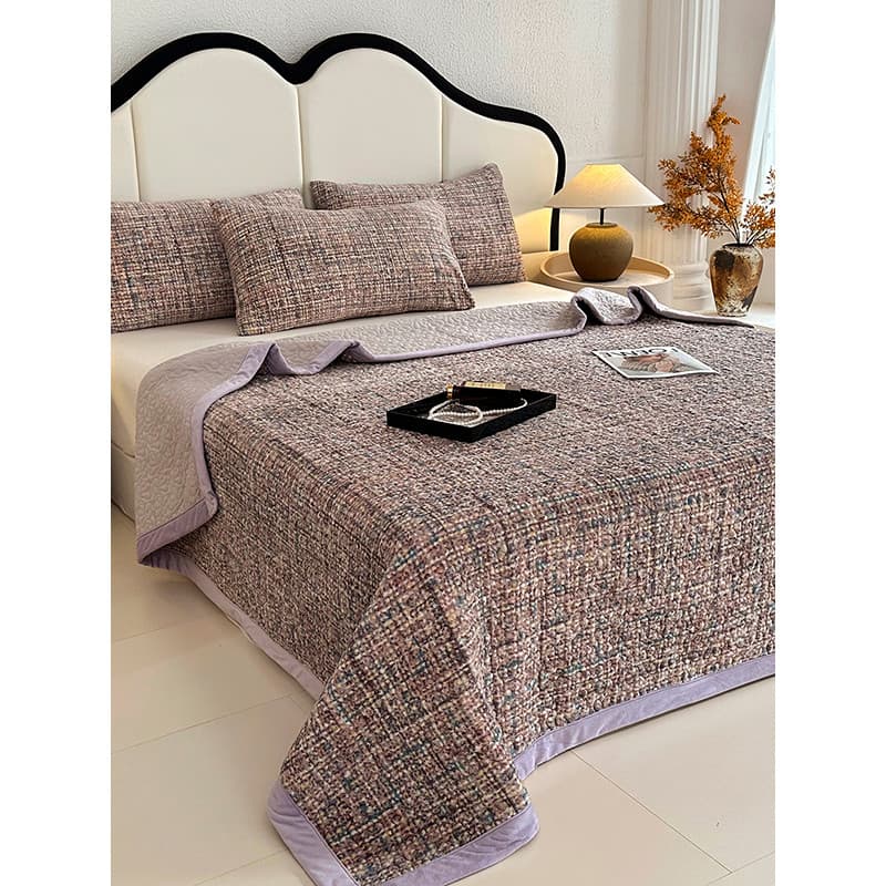 2025 novo estilo leite veludo capa de cama única peça outono inverno engrossado Coral veludo Tatami acolchoado lençol Ka