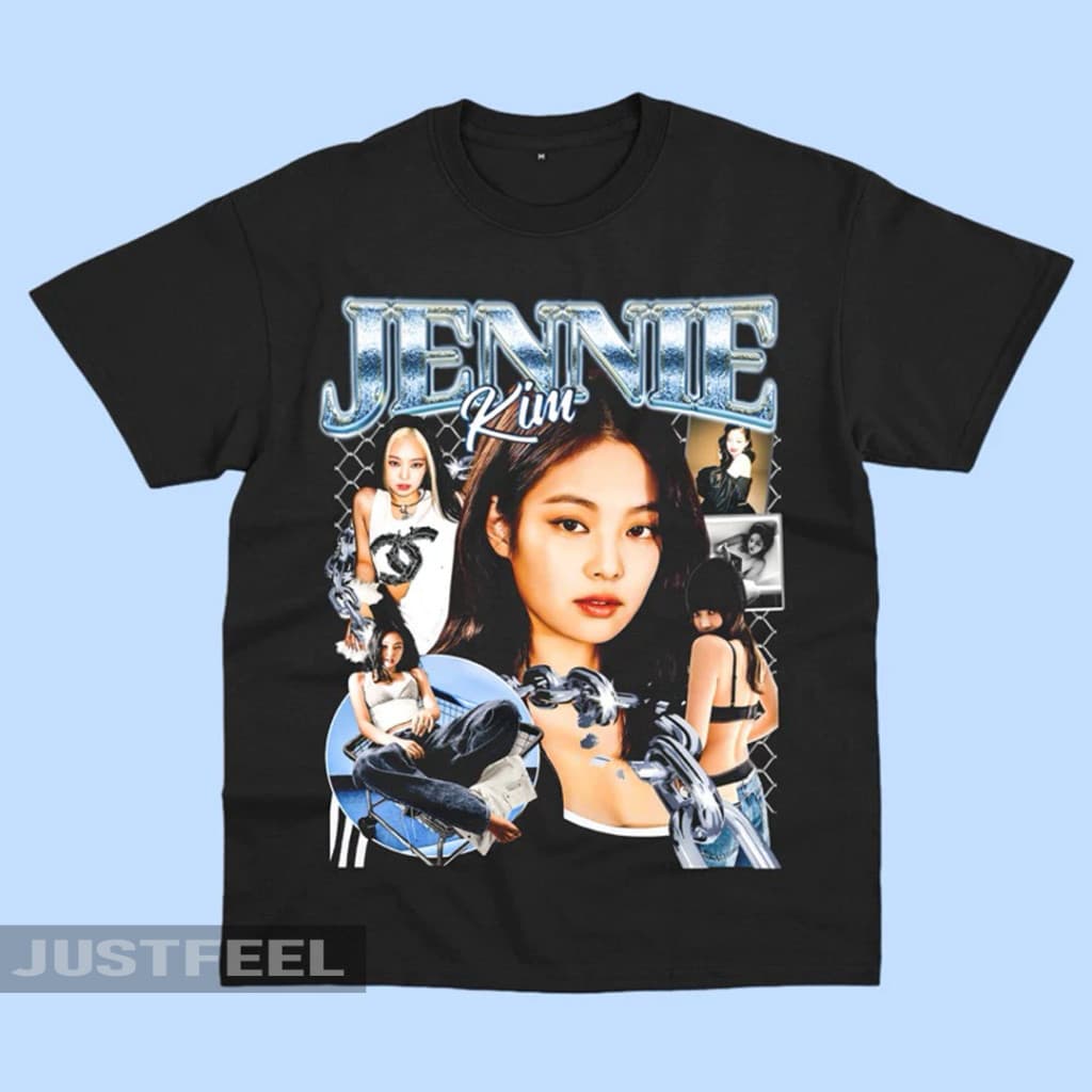 Camiseta T-shirt Unissex Algodão Jennie Kim 90's Blackpink