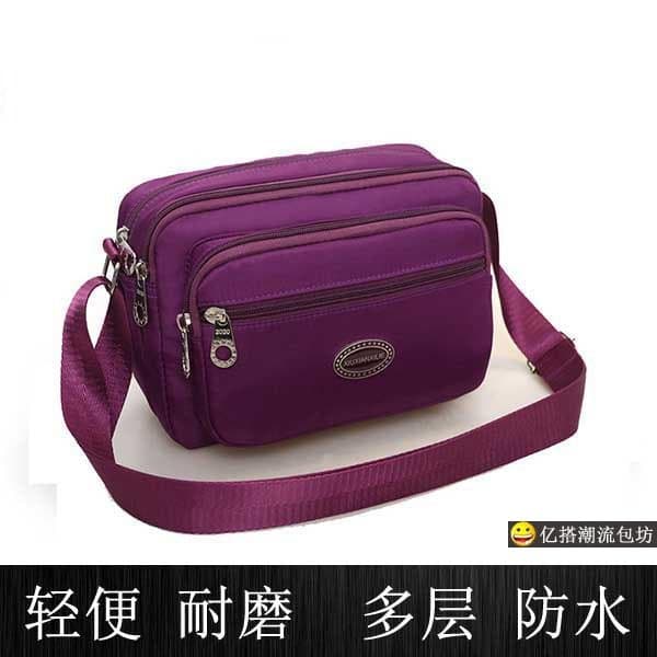 Bolsa feminina de tecido Oxford à prova d'água, bolsa Casual crossbody, simples, Nylon, ombro, crossbody, lona, carteira