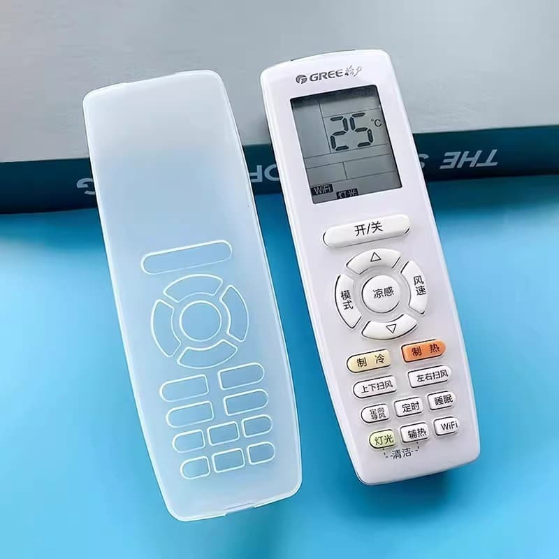Gli Ar Condicionado Controle Remoto Capa Protetora Silicone Universal Placa com Tudo Incluído Capa Transparente Controle