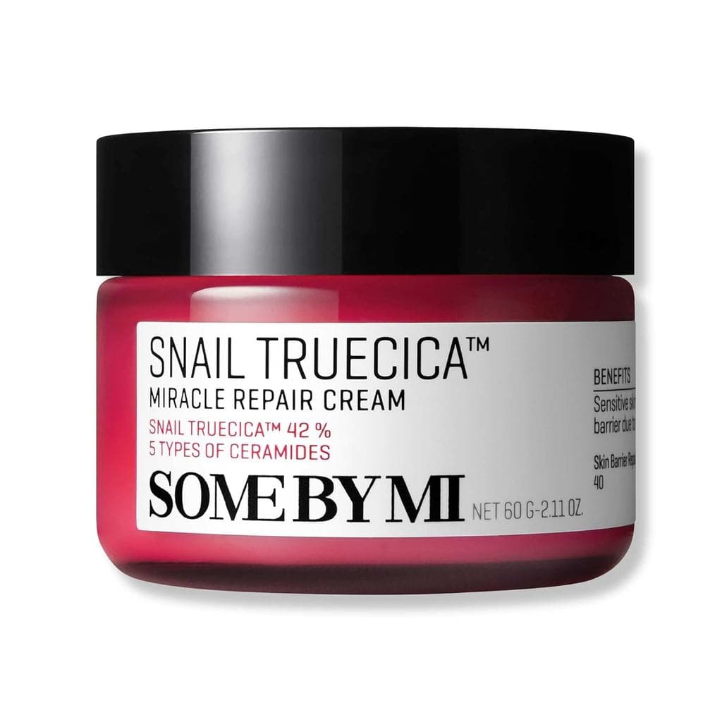 SOME BY MI Snail Truecica Miracle Repair Cream - 2.02Oz, 60ml - Feito com Mucina de Caracol para Pele Sensível - Hidrata