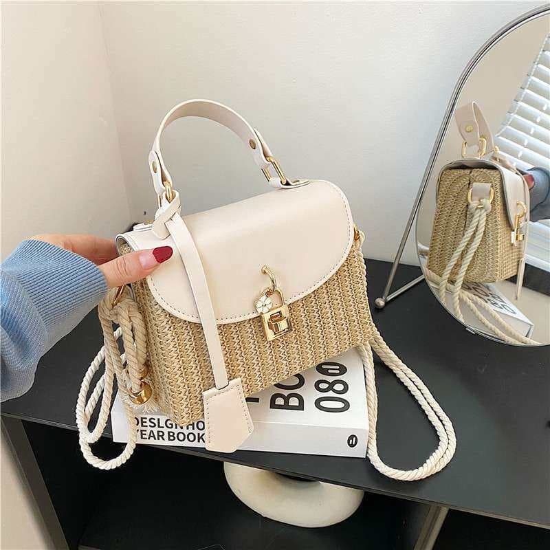 bolsa transversal feminino Bolsa Bolsa feminina 2023 novo estilo senhoras saco versão coreana Jozi moda bloqueio saco de
