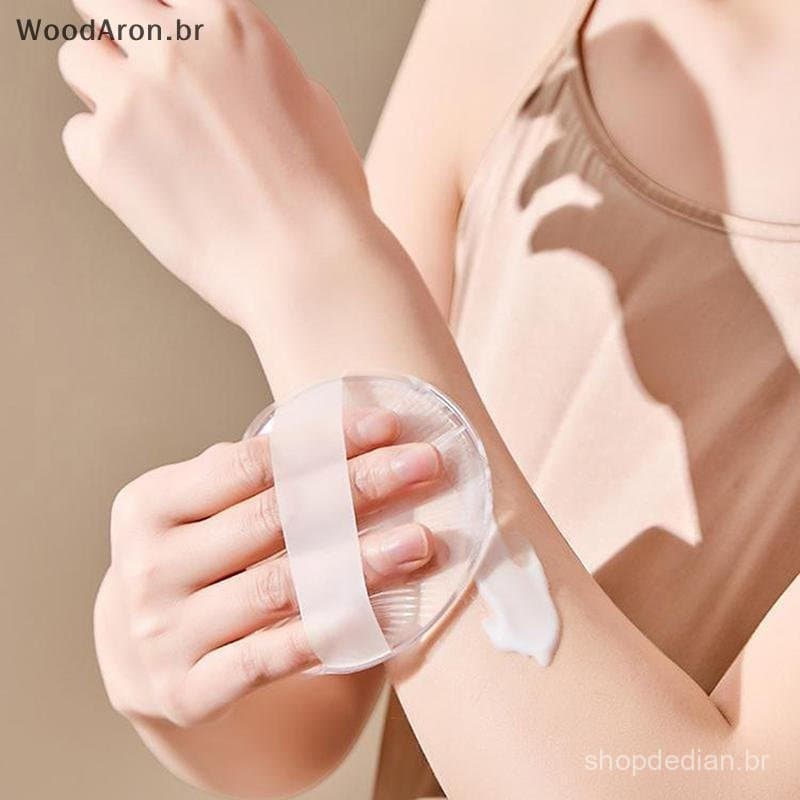 WoodAron Esponja De Pó De Gel De Silicone Macio Para Loção Corporal , Base Facial Transparente , Sem , Ferramentas Aplic