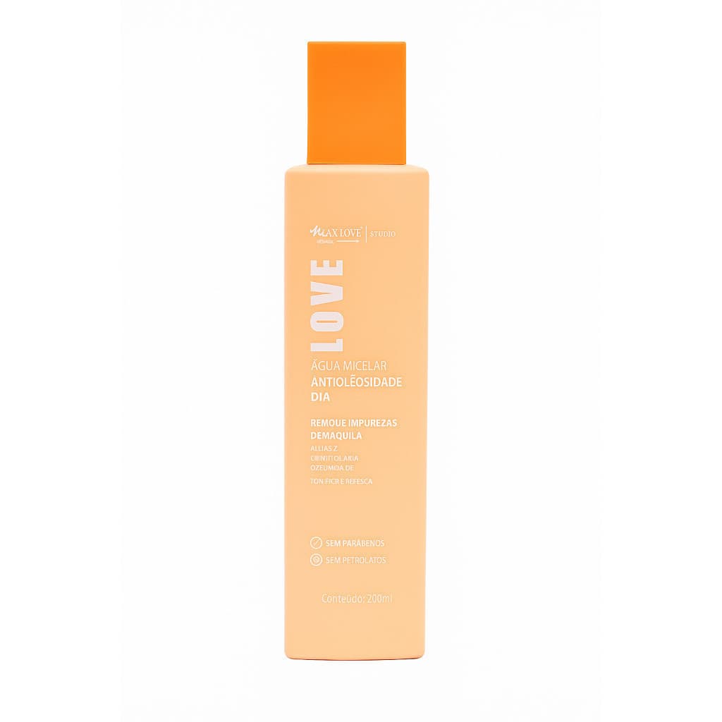 Água Micelar Demaquilante Antioleosidade Max Love 290ml