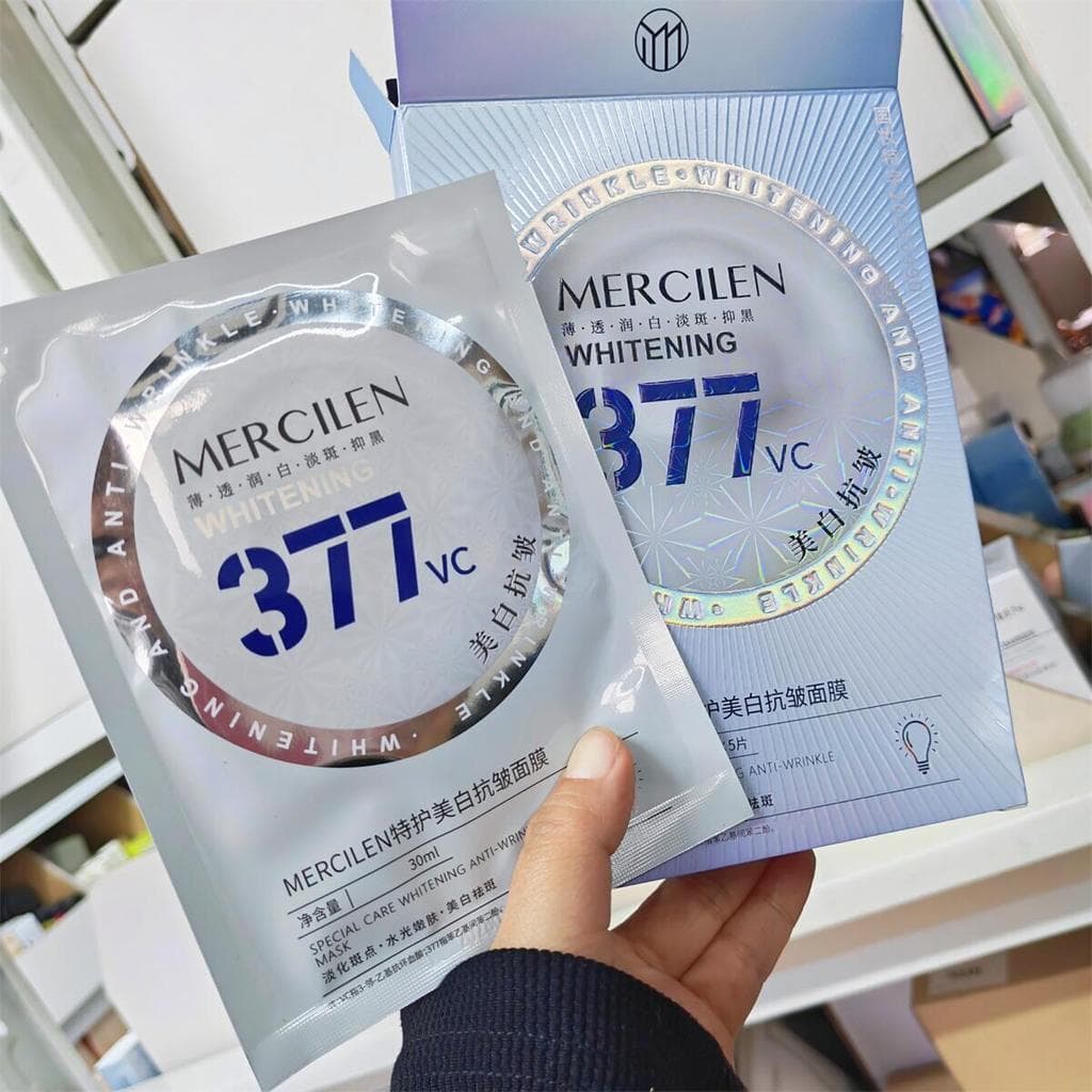 Certificado especial Remendo de máscara antirrugas para clareamento de manchas ~ Mengxi Blue 377vc Cuidados especiais Me