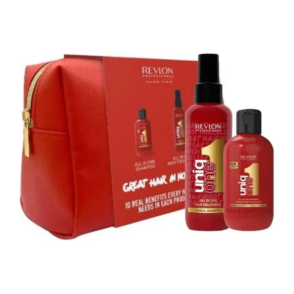 Kit Revlon Shampoo 100ml + Hair Treatment 150ml + Necessaire