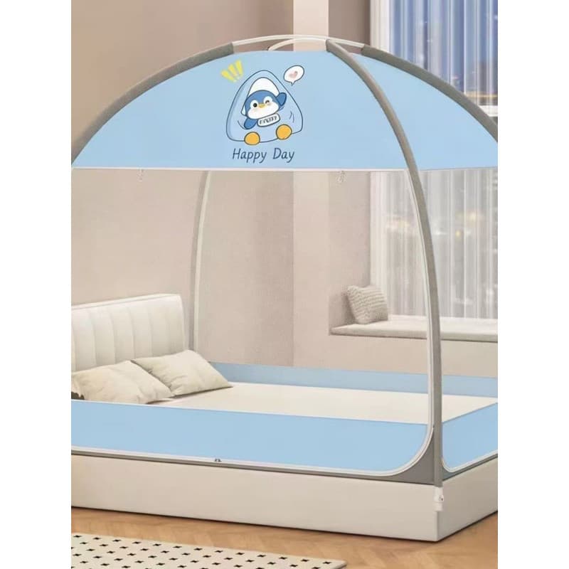 Rede mosquiteira Yurt com zíper, porta dupla, sem instalação, doméstica, 2026, novo estilo, quarto, bebê, cama Anti-qued