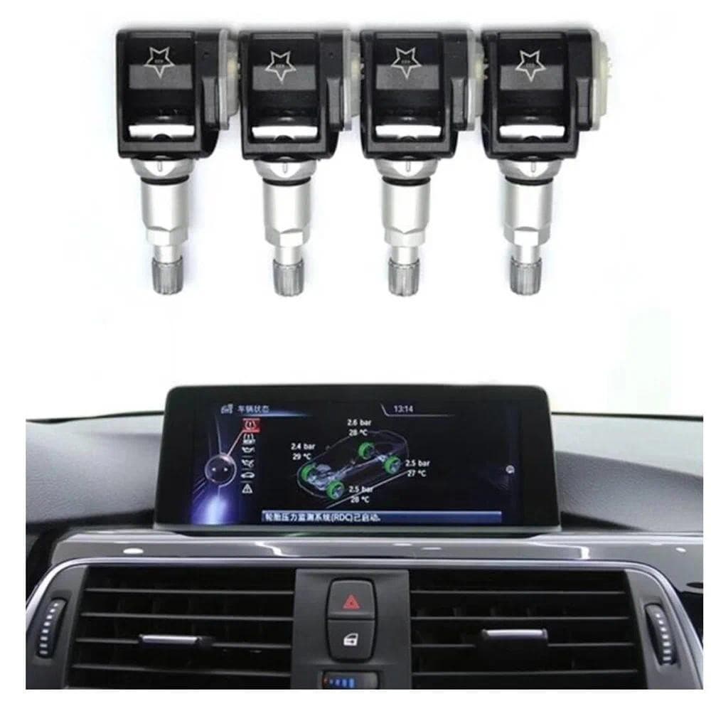 Sensor De Monitor De Pressão De Pneu De Carro , 4 Unidades , TPMS Para BMW 3 5 G30 G31 G11 G12 G01 G38 X3 X4 X5