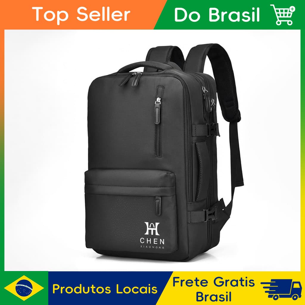 CHENXIAOHONG Mochila Expansível Para Laptops Mala Unissex Bolsa Notebook Mochila Viagem Multifuncional Grande Capacidade