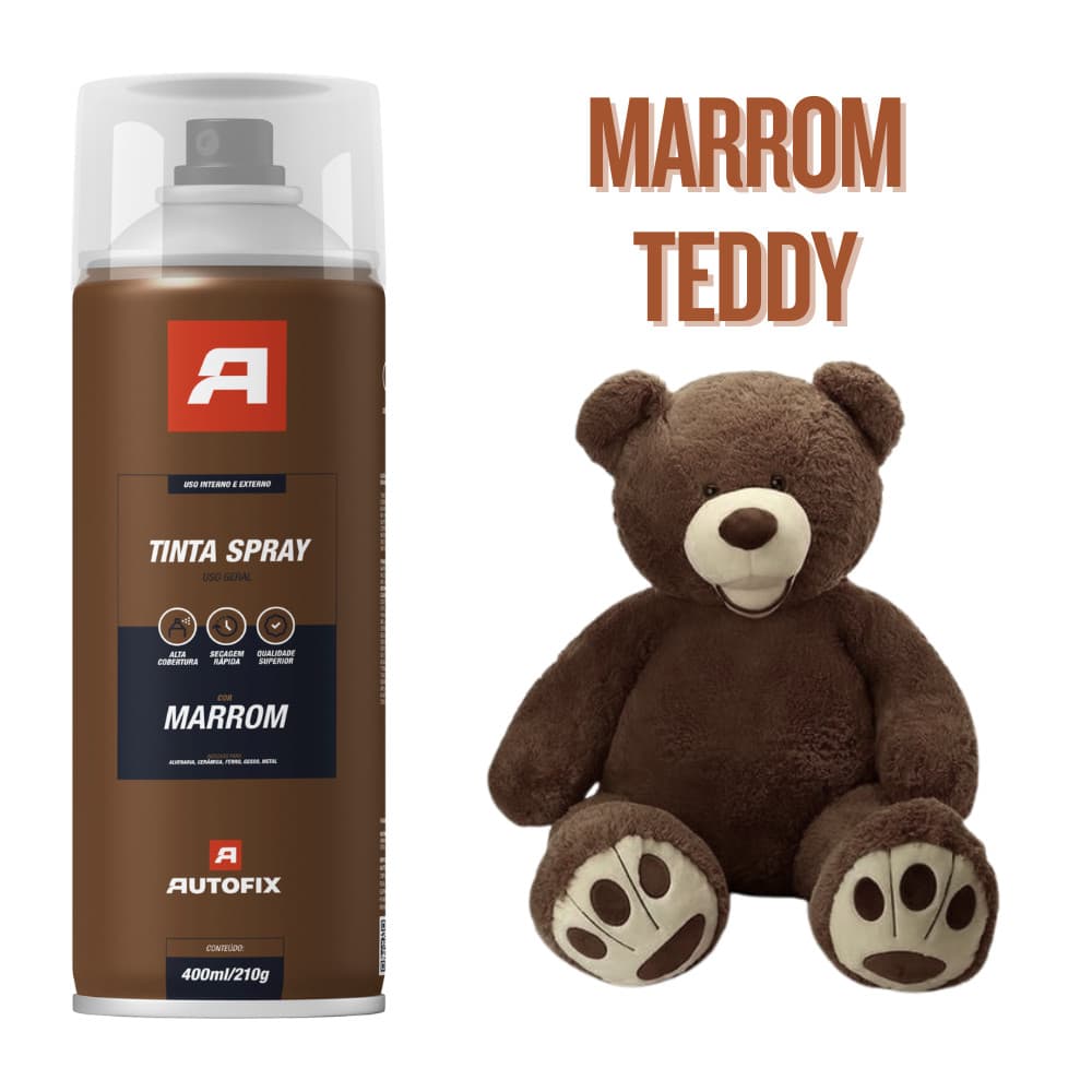Tinta Spray Marrom Teddy 400ml Envio Rápido show