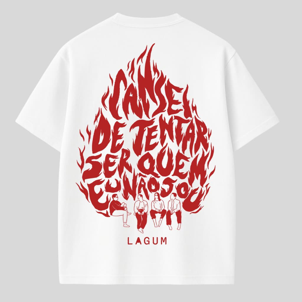 Camisa Camiseta Oversized Larga Banda Rock Lagum Reagge Streetwear ID116