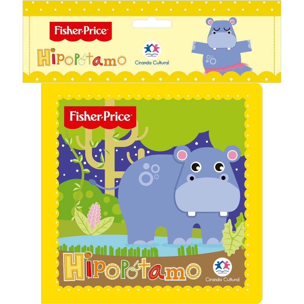 Livro de Banho | Fisher-Price | Hipopótamo