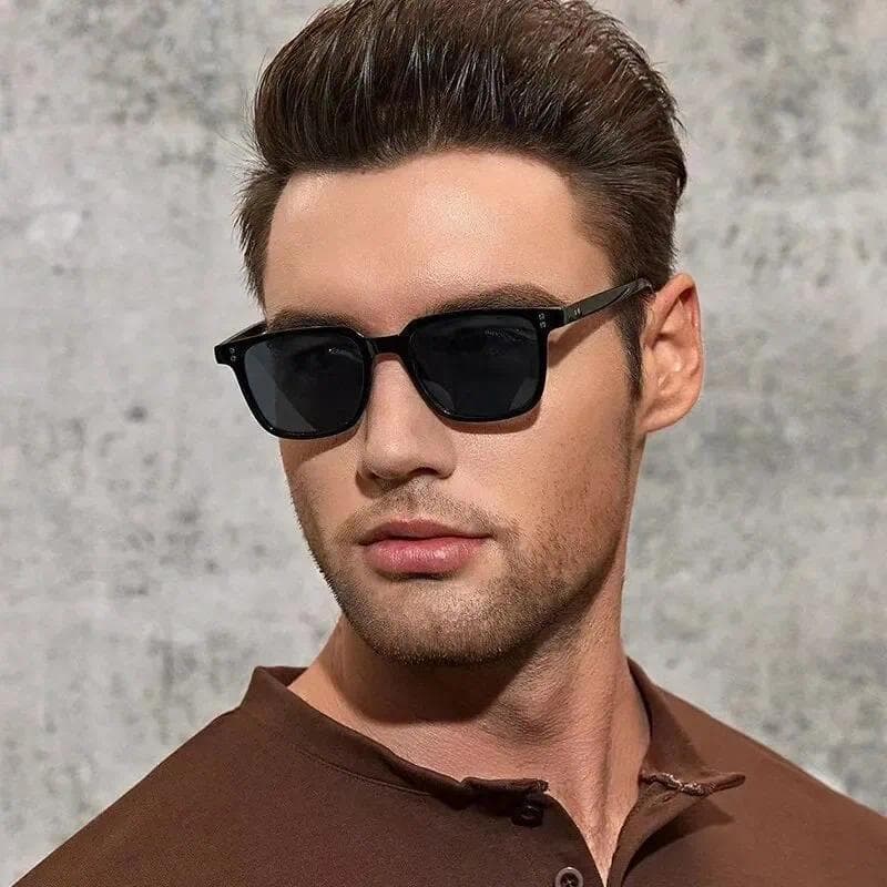 Novos Óculos de Sol Quadrados para Homens e Mulheres, Estilo Vintage, Óculos de Sol para Dirigir***&&&-&&--&