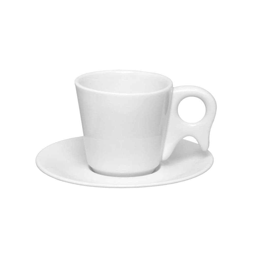 Xícara Chá Porcelana 200mL com Pires Gênova Oxford