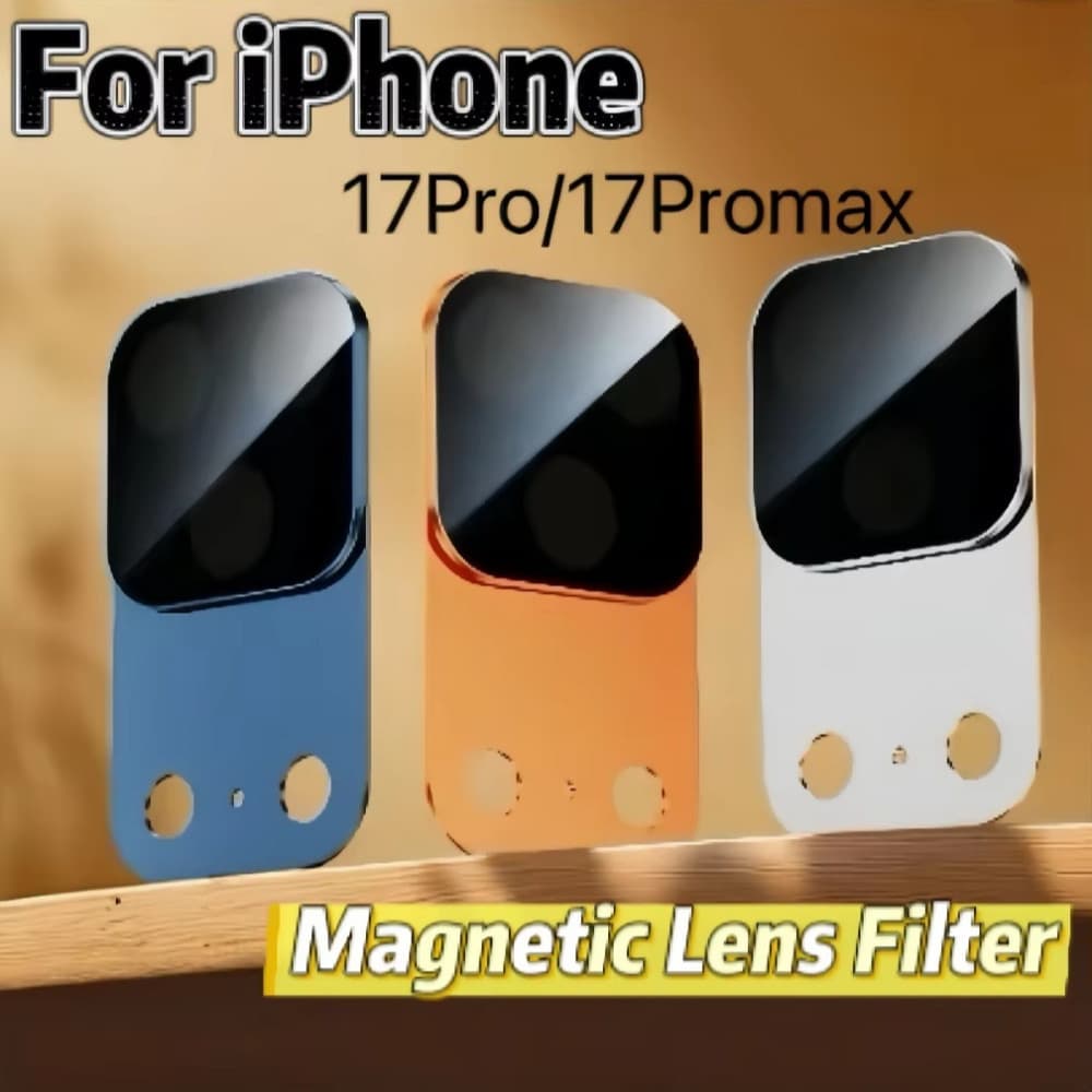 Reduzir Protetor De Filtro De Lente Magnética Reflexiva Para iPhone 17 Pro Max AR AF HD Câmera Traseira CPL ND Polarizad