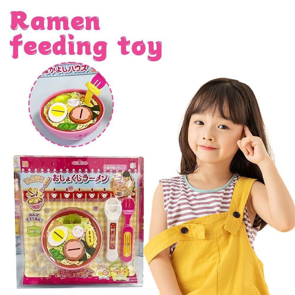 Ramen Conjunto De Brinquedos De Alimentação Simulado Comida Role Play Dos Desenhos Animados + Macarrão Bacalhau I Caixa