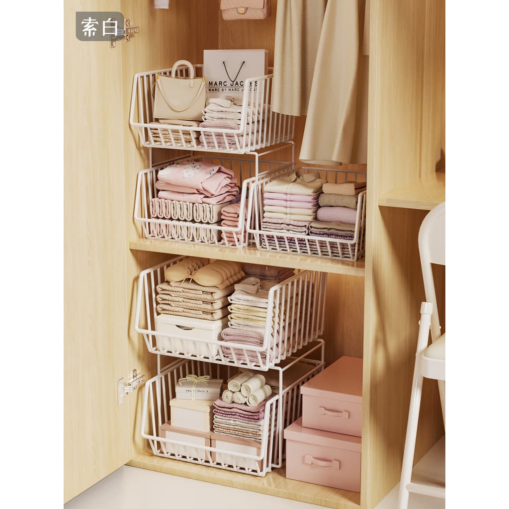 Rack de armazenamento de guarda-roupa, rack em camadas, armário de guarda-roupa, rack de armazenamento de roupas, dormit