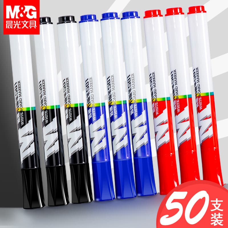 Caneta para quadro branco Chenguang, preta, à base de água, apagável, crianças, estudantes, uso colorido, caneta para qu