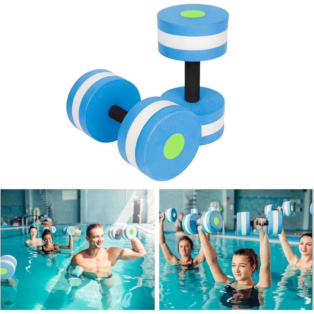 2 PCS Conjunto de esportes aquáticos Halteres de água, halteres de espuma, exercícios de musculação aquática Halteres Es