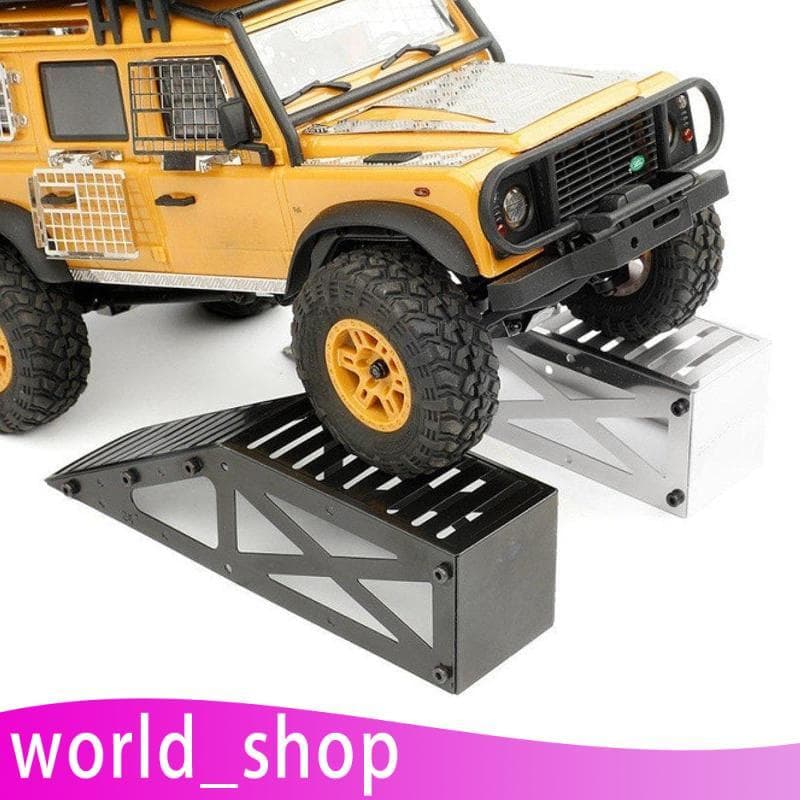 [World_shop] Rampa De Obstáculo Para Carro RC Feita De Aço Inoxidável , Durável , Profissional , Acessório Prático , Dis