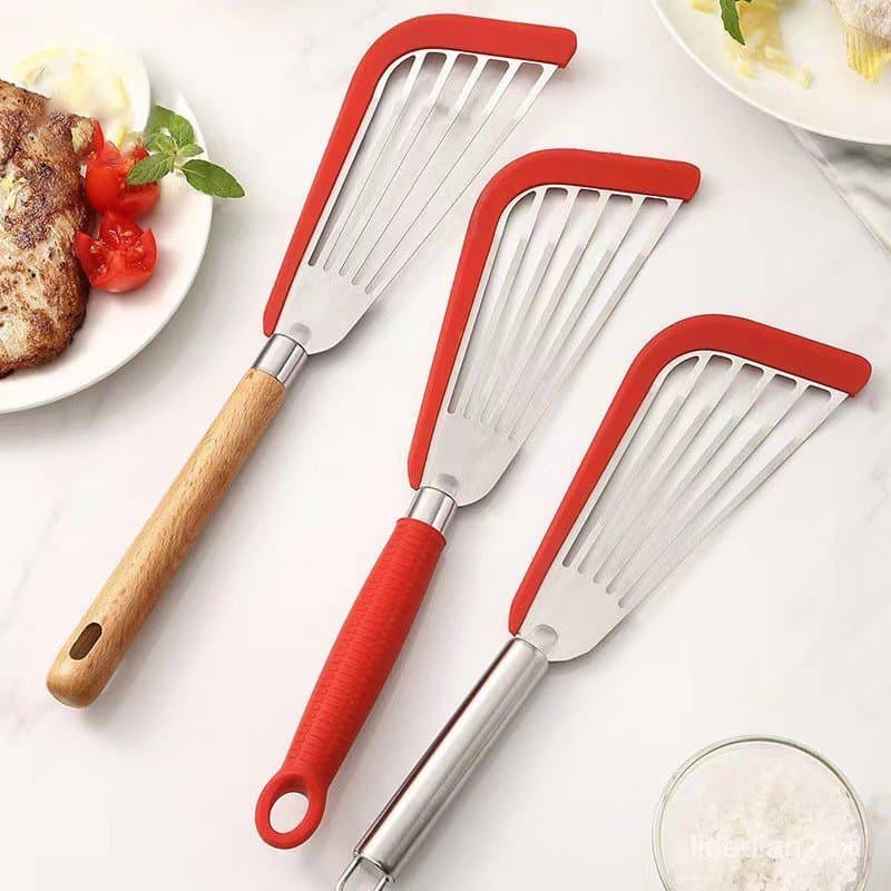 Espátula de silicone para uso doméstico, espátula borboleta, utensílio para panelas antiaderentes, espátula de silicone