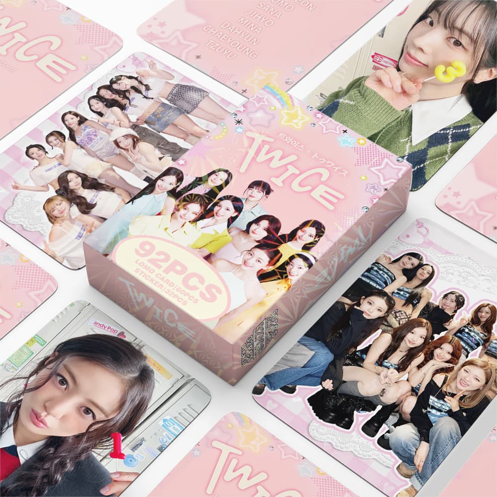 KPOP 92 Unidades/Caixa Duas Vezes Photocards Agradável LOMO Cartão De Coleção