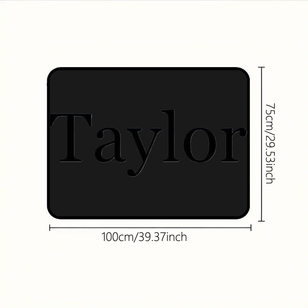 < Taylor} Tapete de porta-malas com impressão de nome Tapete de porta-malas de carro Novo estilo Tapete de porta-malas S