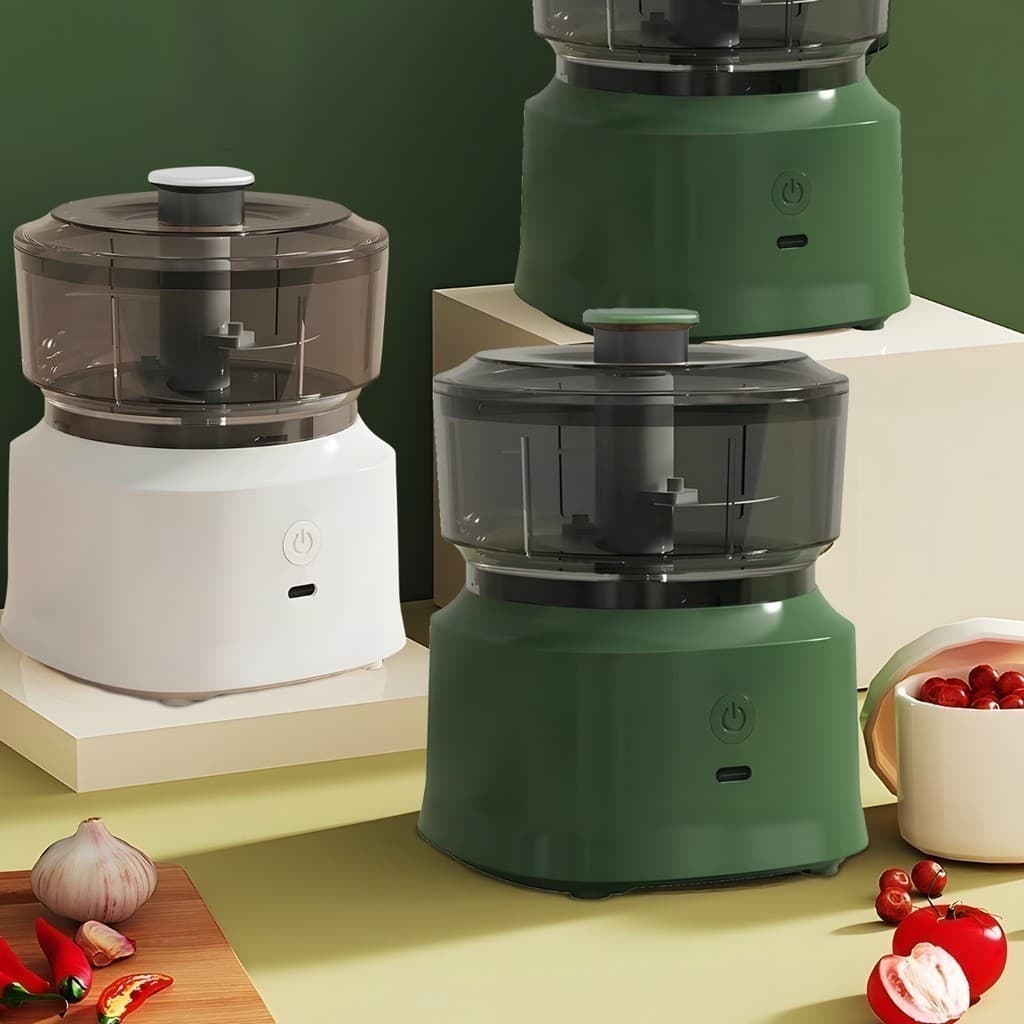 Mini Processador De Alimentos Elétrico Picador De Alho Triturador De Pimenta 350ml yihan