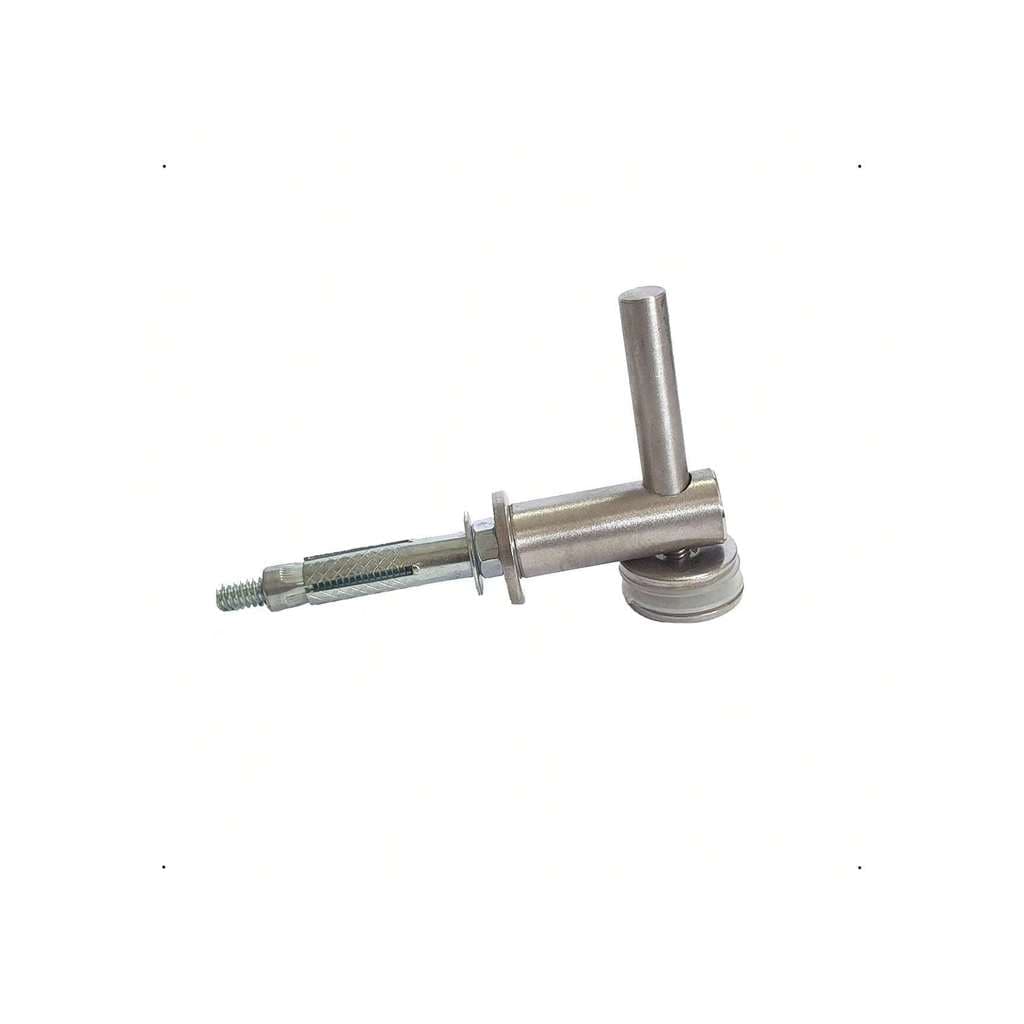 Conector Aço Inox 304 90° Vidro/alvenaria Para Guarda Corpo/corrimão