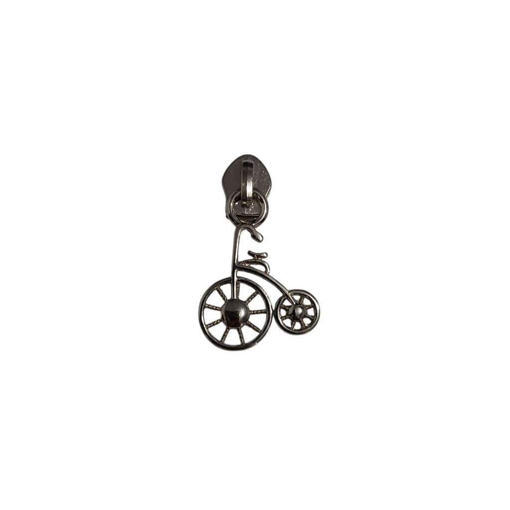 Cursor Para Zíper Nº 5 - bicicleta- PACOTE COM 5 ou 10 PÇS - Niquelado