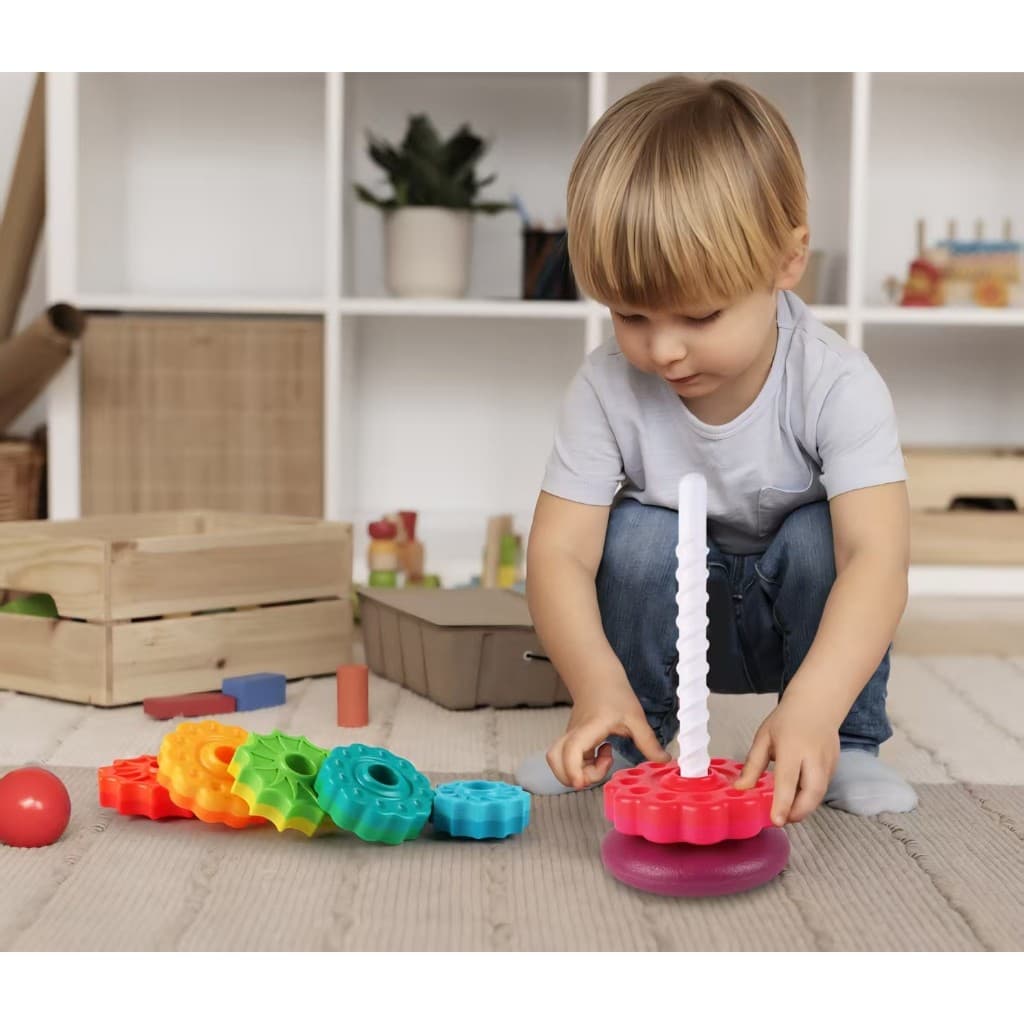 Brinquedo Giro Mágico Colorido para Bebês com Estimulação e Diversão