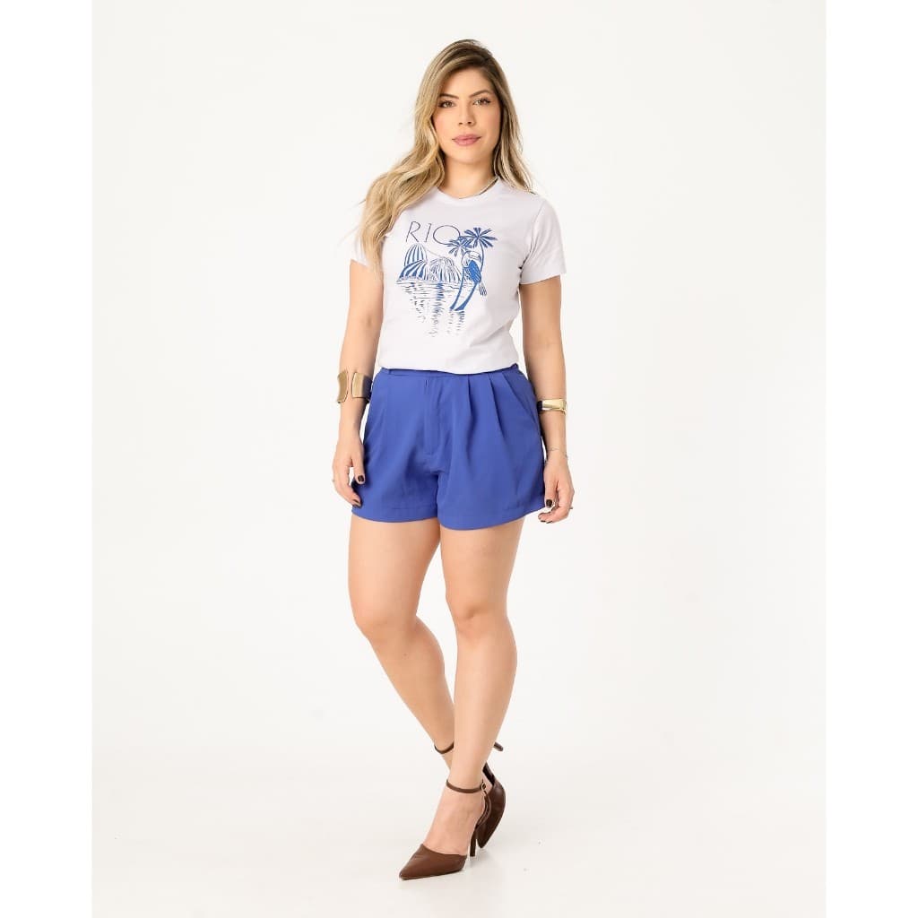 BLUSA FEMININA RIO PAISAGEM 100% ALGODAO PREMIUM