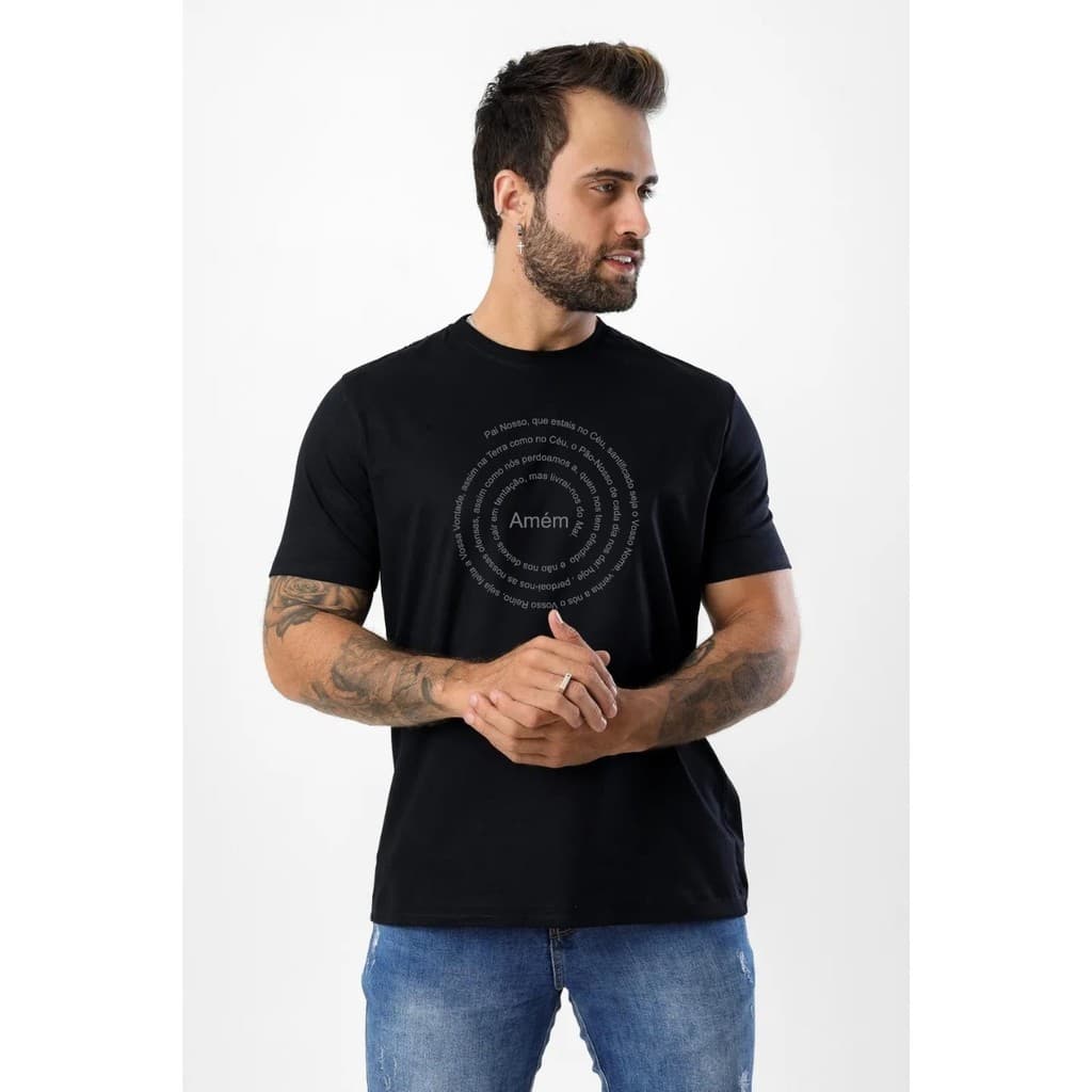 CAMISETA MASCULINA PAI NOSSO