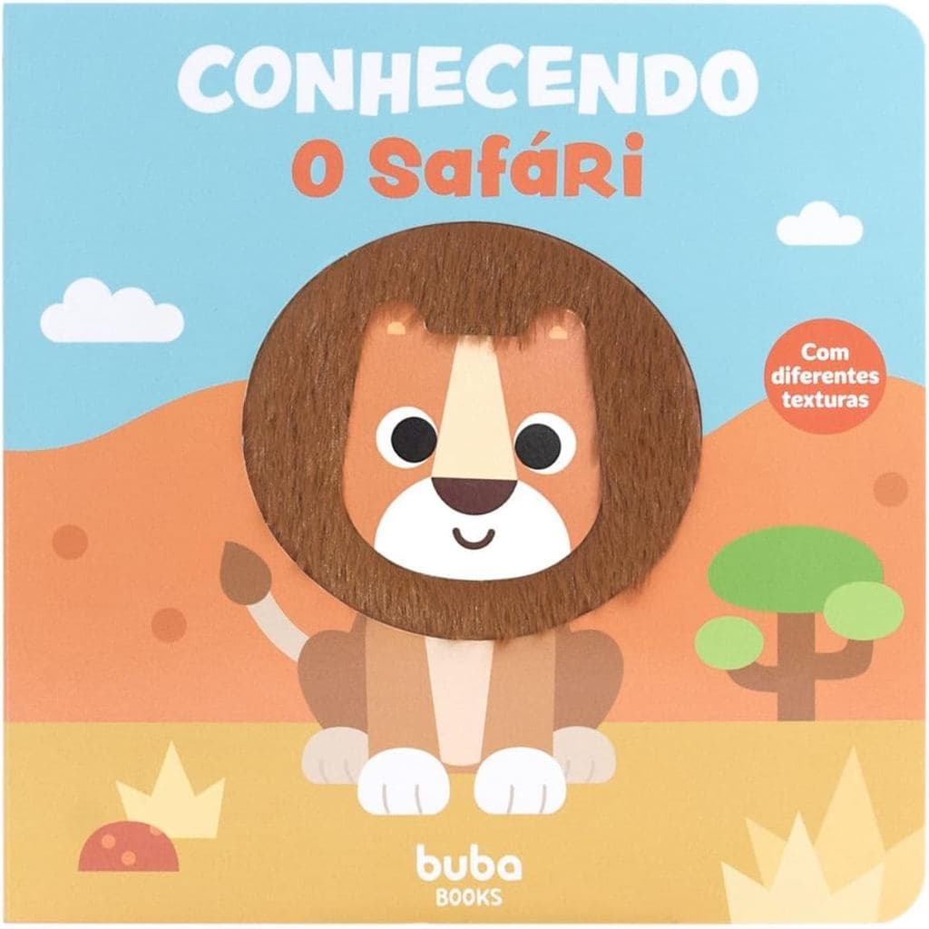 Livrinho com Texturas Conhecendo o Safari - Buba