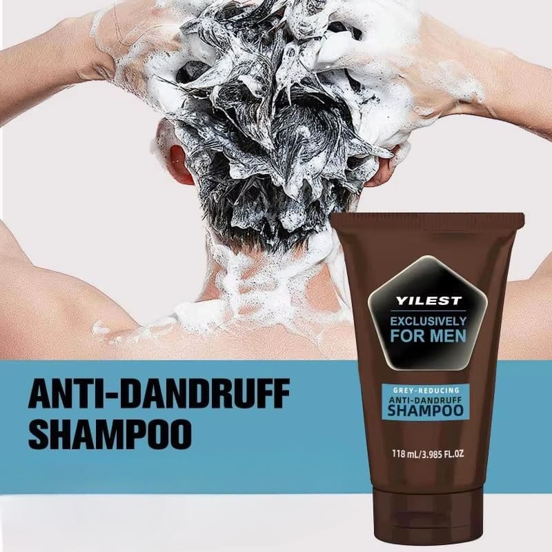 Shampoo De Tintura De Barba Para Homens , Remoção , Branco , Cinza , Cabelo Natural , Longo ,