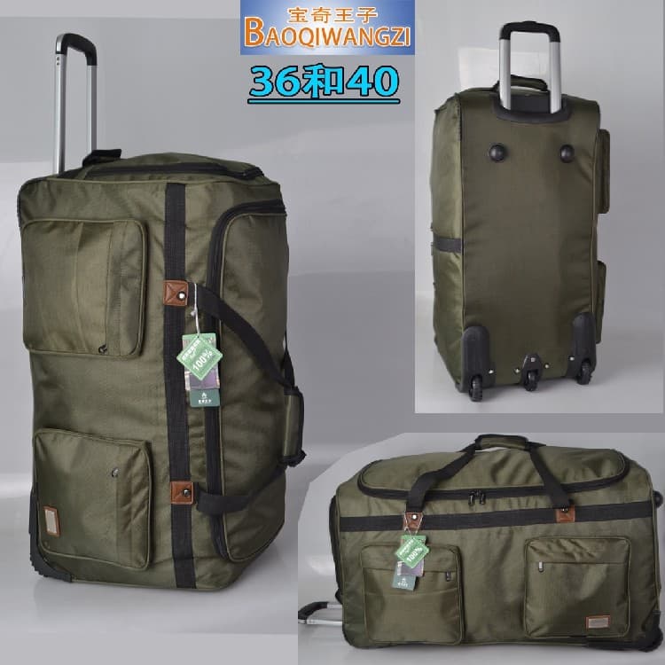 Movendo enorme saco de remessa de bagagem 158 Ultra-leve saco de carrinho de grande capacidade dobrável 120cm saco de ba