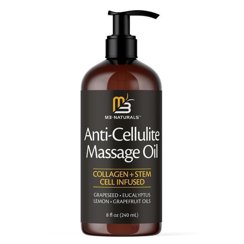 Óleo de Massagem Eliminador de Celulite M3s 8oz - A Aparência da Celulite - Óleo para Cuidados Corporais e Massagem - Ól