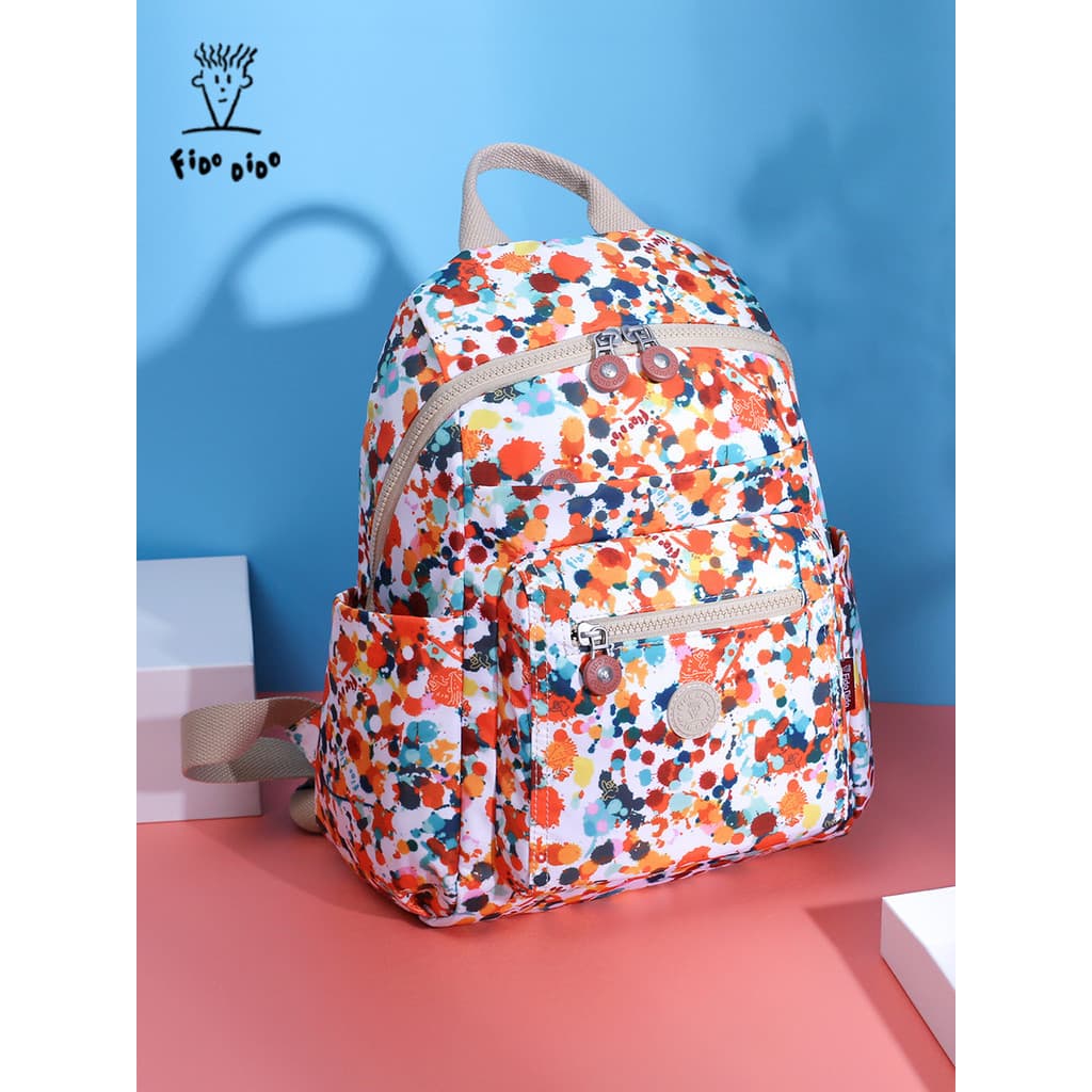 Fidu Dido 2026 Novo Estilo Mochila Feminina Moda Casual Oxford Pano Multi-camada Mochila de Viagem Grande Capacidade Lev