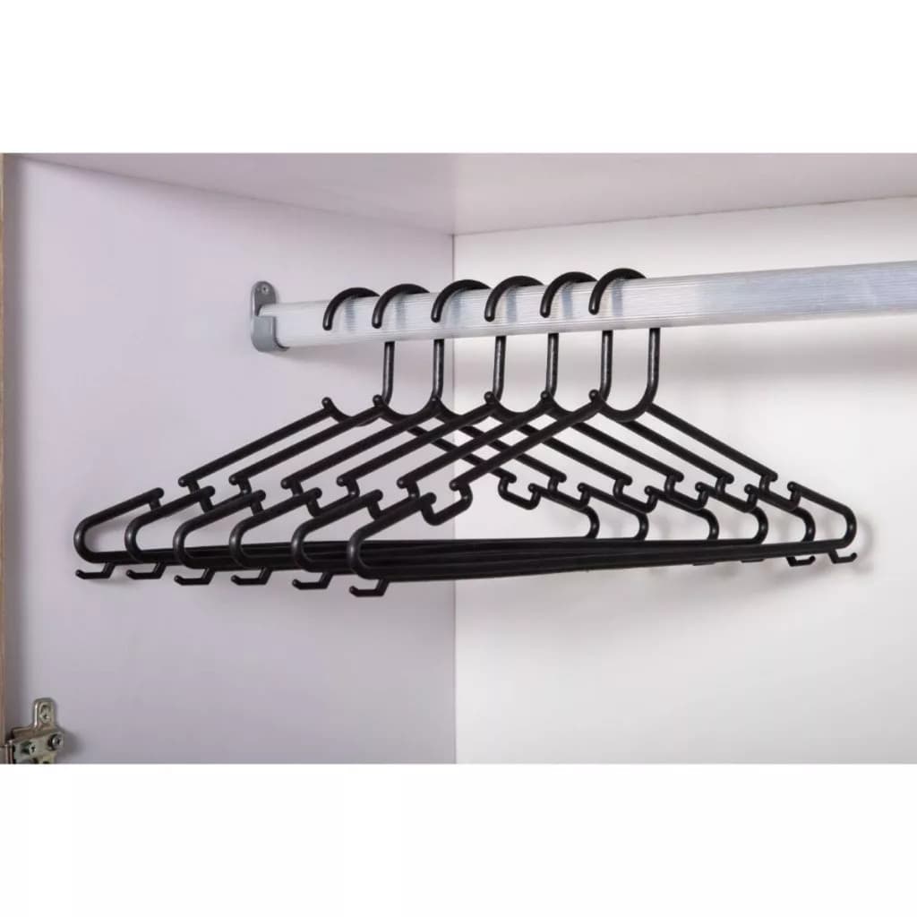 Kit De Cabides Preto Para Organização Roupas Adultos