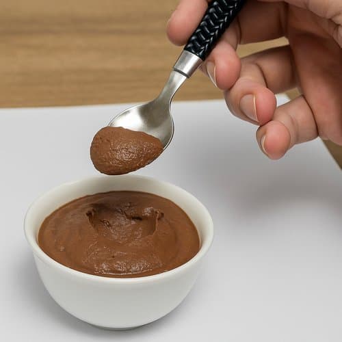 Kit 6 Colher Sobremesa Inox Cabo Preto Resistente Design Elegante Uso Diario Eventos