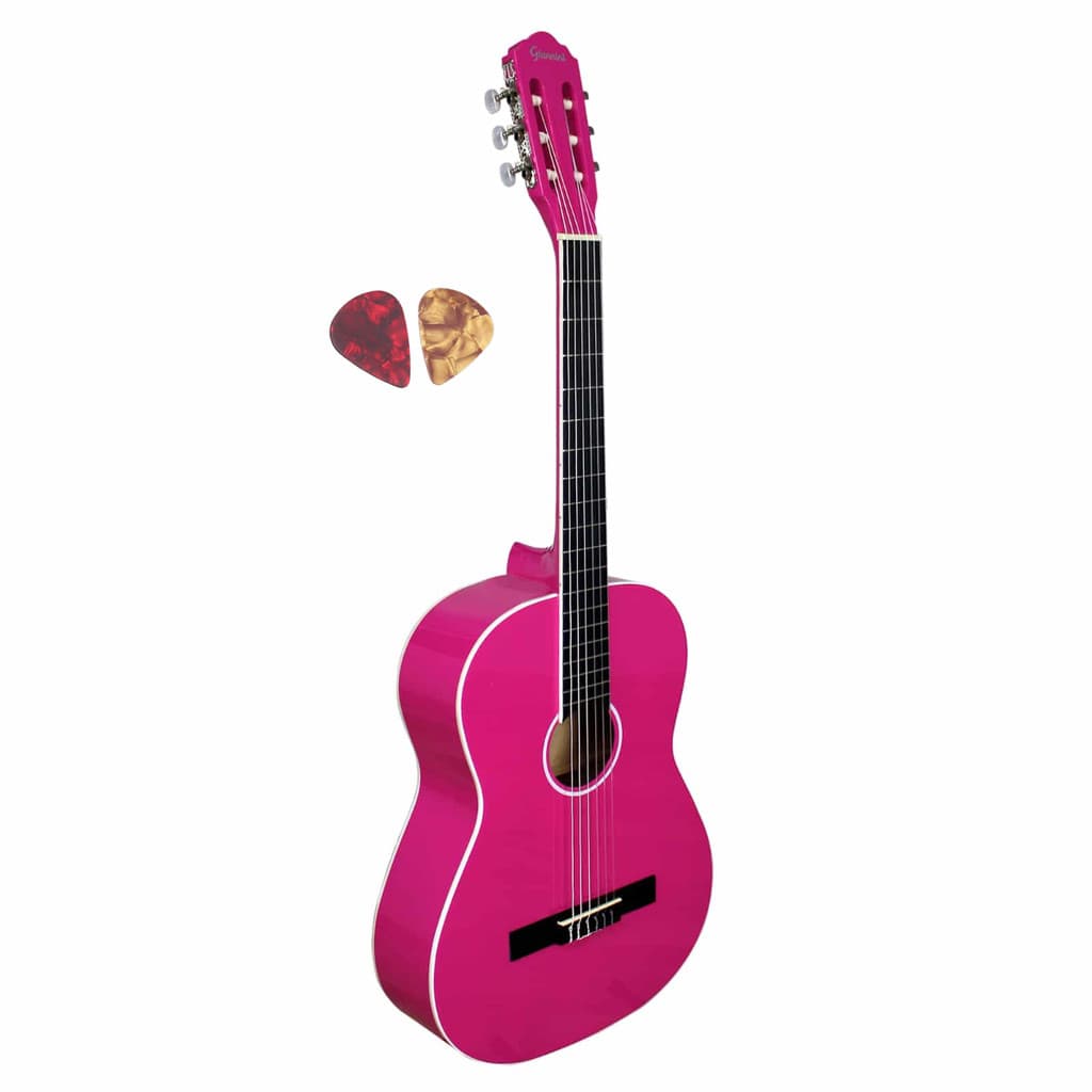 Violão Canhoto Nylon Acústico Giannini N-14 PKG Pink Glossy